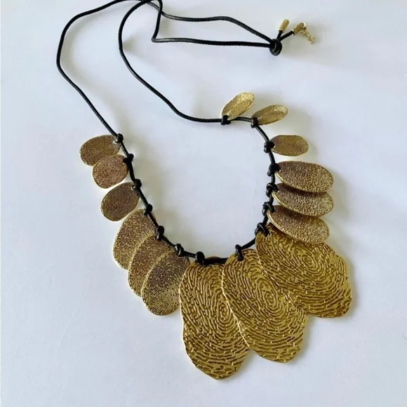 Yves Saint Laurent Gold Statement Necklace